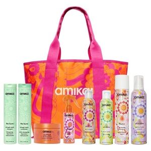 Amika Try Me Collection - Pink and signature Orange & Pink canvass tote Bag